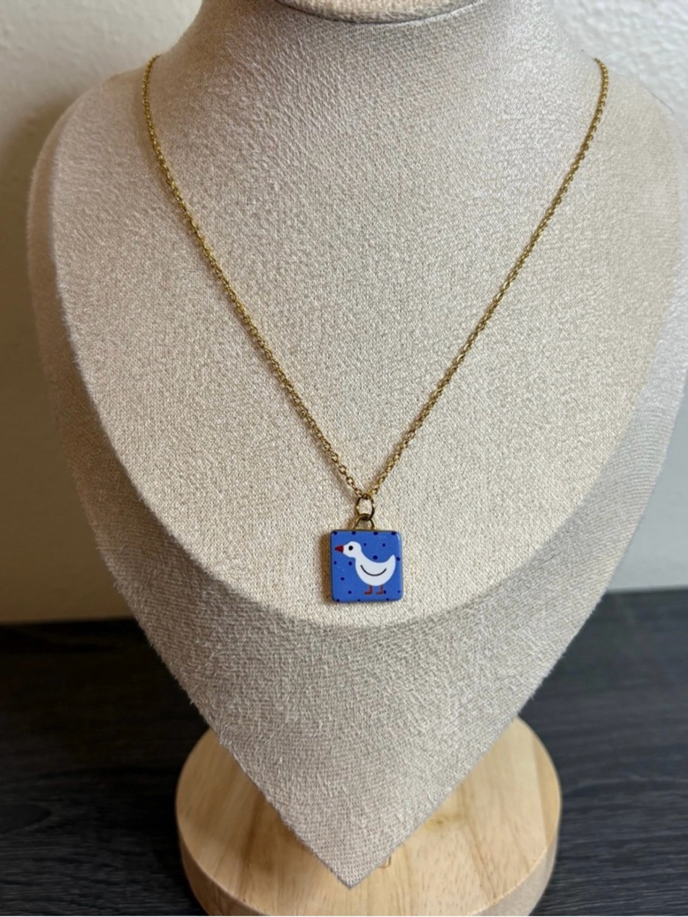 Handmade Gold Goose Necklace | Waterproof & Tarnish Resistant